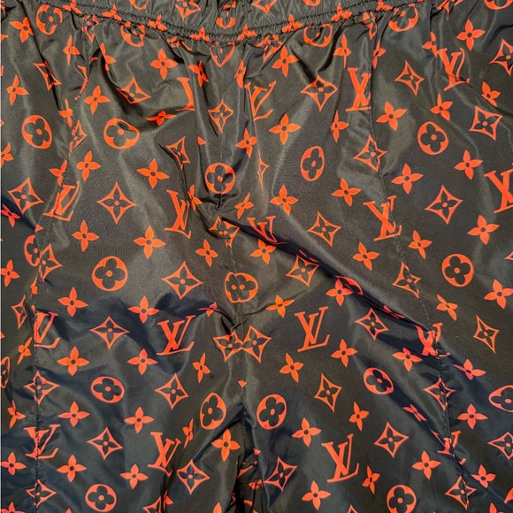 Louis Vuitton Black Pants with Red Monogram - Picture 6 of 15